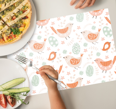 Set de table enfant motifs d'oiseaux charmants - TenStickers