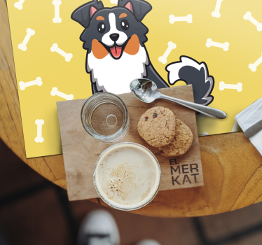 Set de table enfant personnage chien mignon - TenStickers