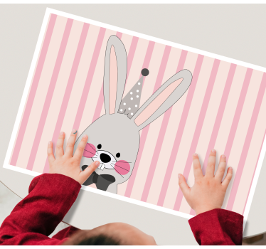 Set de table enfant personnage lapin adorable - TenStickers