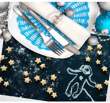 Set de table enfant scène étoilée d'astronaute - TenStickers
