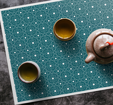 Set de table finition texture géométrique - TenStickers