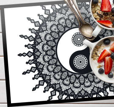 Set de table moderne Yin et yang - TenStickers