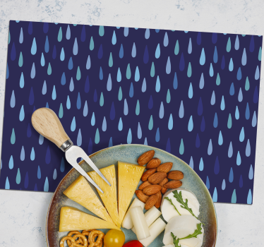 Set de table motif gouttes de pluie - TenStickers
