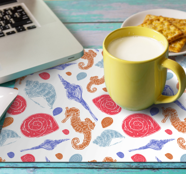 Set de table original coquillages et hippocampes - TenStickers