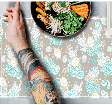 Set de table original motif coquillage - TenStickers