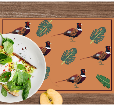Set de table original motif faisan coloré - TenStickers