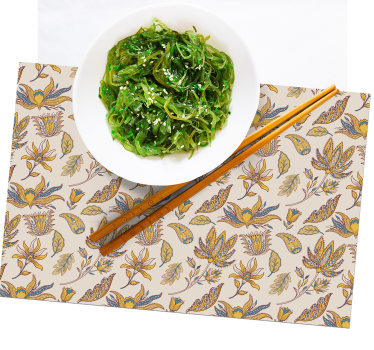Set de table original motif feuilles botaniques - TenStickers