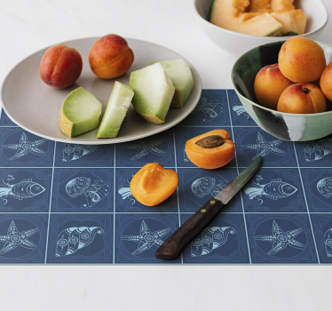 Set de table original motif marin - TenStickers