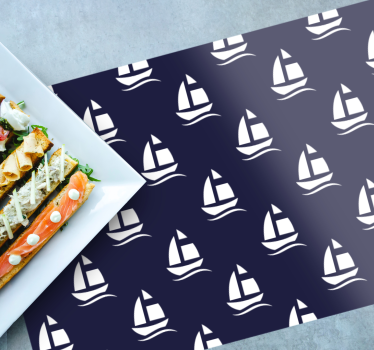 Set de table original motif voilier - TenStickers