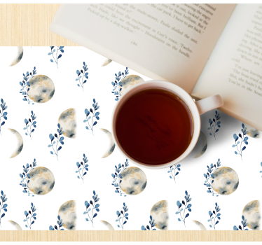 Set de table original motifs de lune céleste - TenStickers