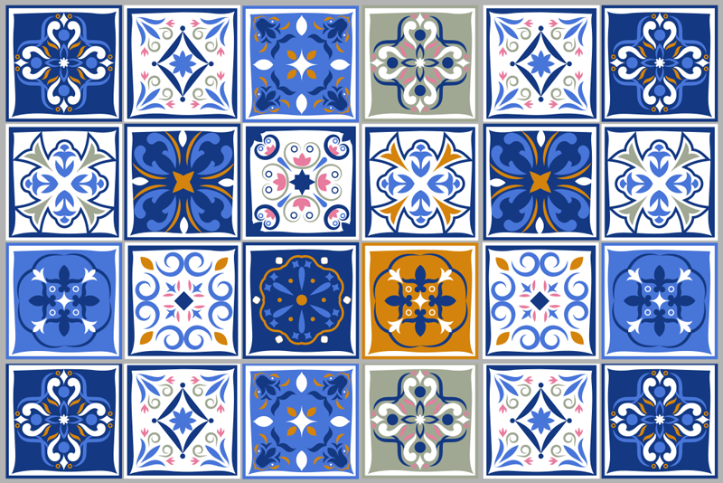 Set de table original style portugais - TenStickers