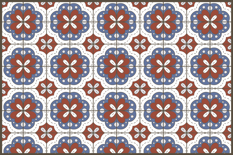 Set de table original hydraulique rouge - TenStickers