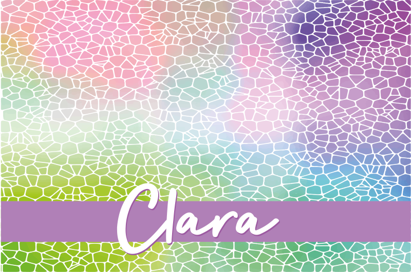 set de table moderne Nom personnalisable du modèle moder - TenStickers