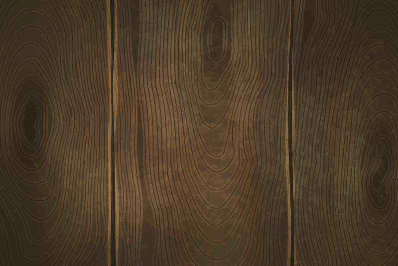 Set de table Bois foncé - TenStickers