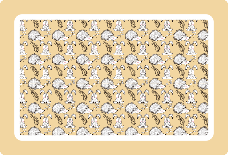 Set de table enfant personnages de dessins animés - TenStickers