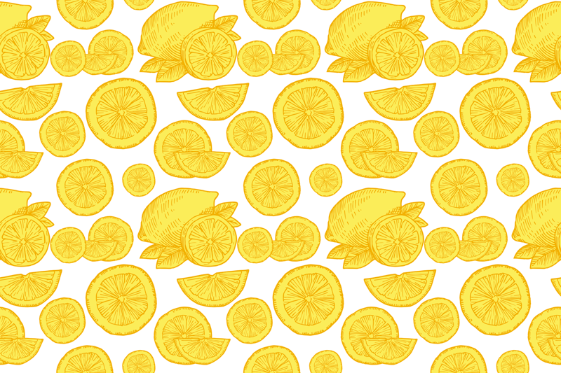 Set de table motif tranche de citron - TenStickers