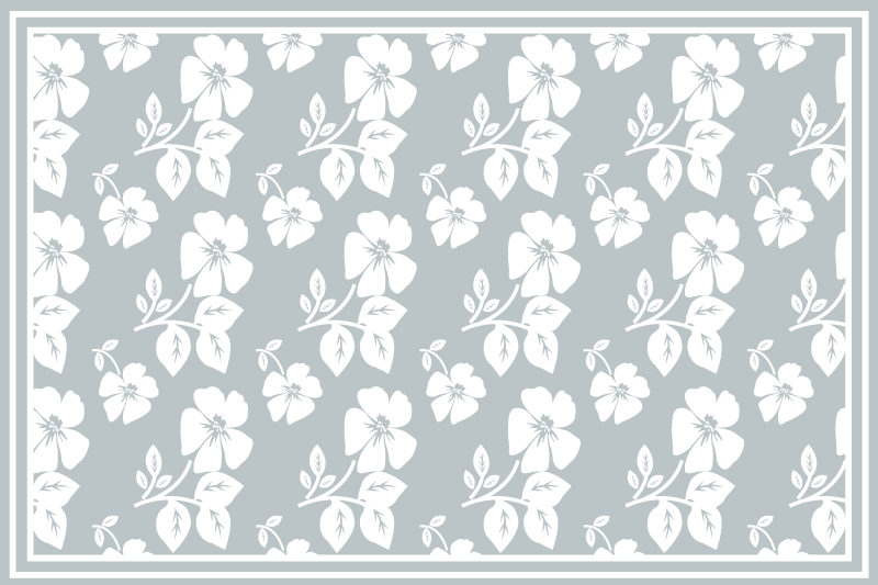 Set de table à motif floral - TenStickers