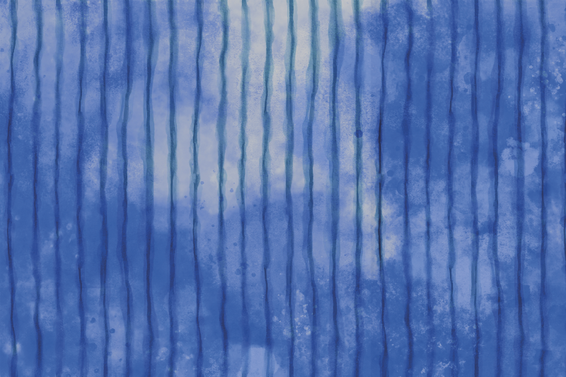 Set de table motif rayé bleu - TenStickers