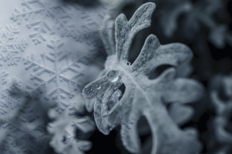 Set de table motifs flocons de neige élégants - TenStickers