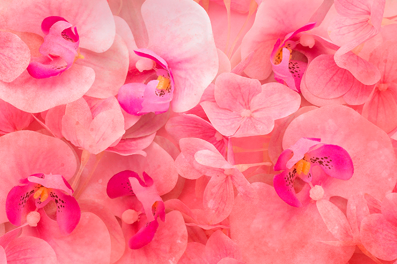 Set de table composition de fleurs Élégantes - TenStickers