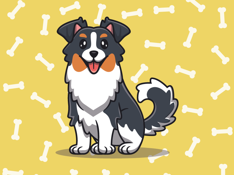 Set de table enfant personnage chien mignon - TenStickers