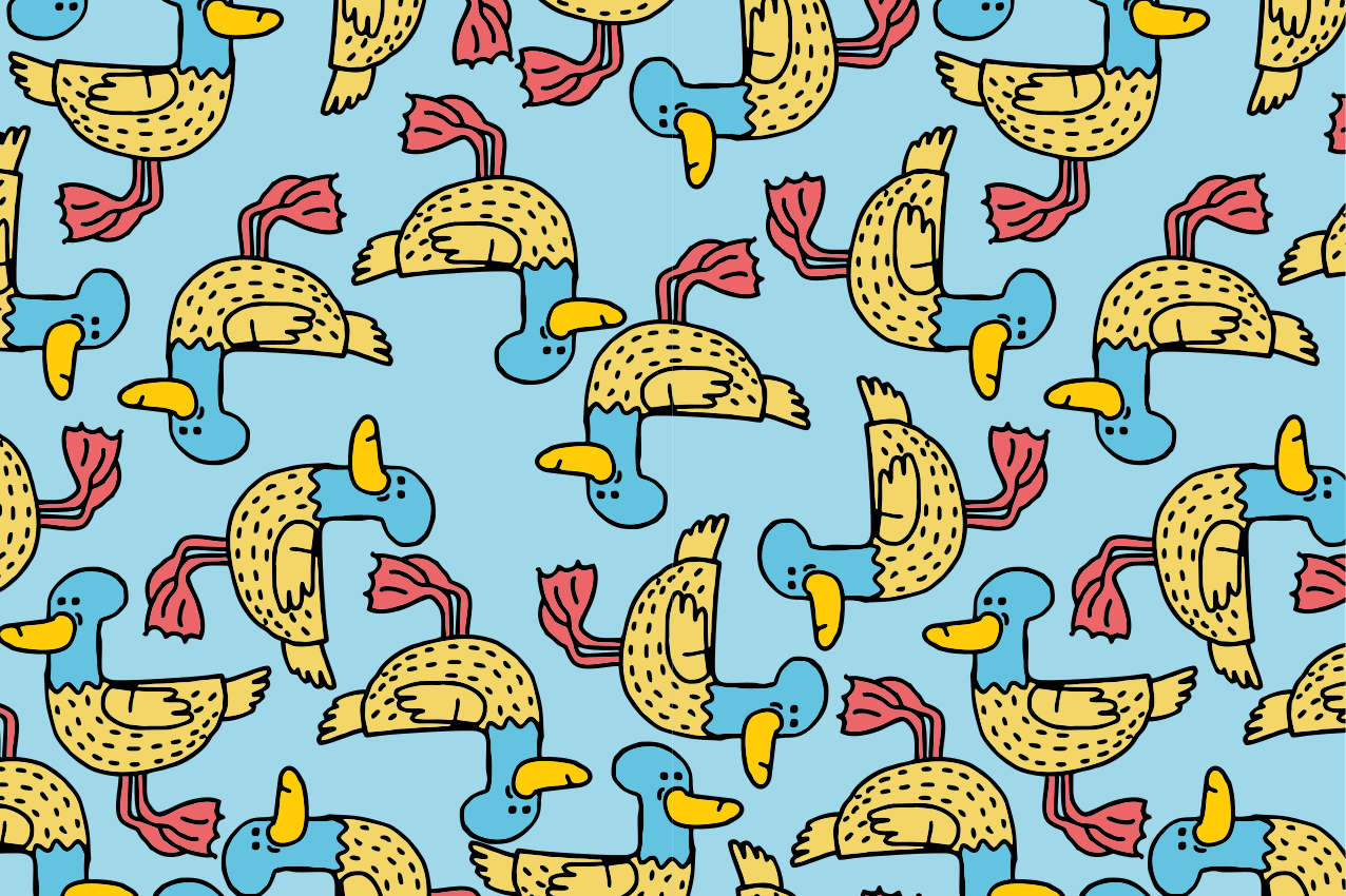 Set de table original motif canard original - TenStickers