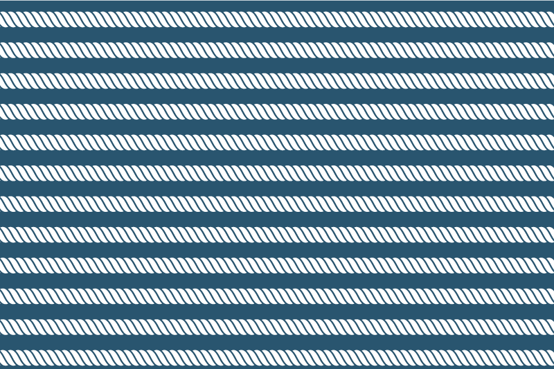 Set de table moderne motif rayé marine - TenStickers