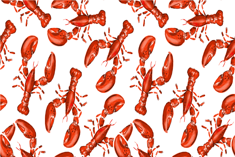 Set de table original motif homard - TenStickers