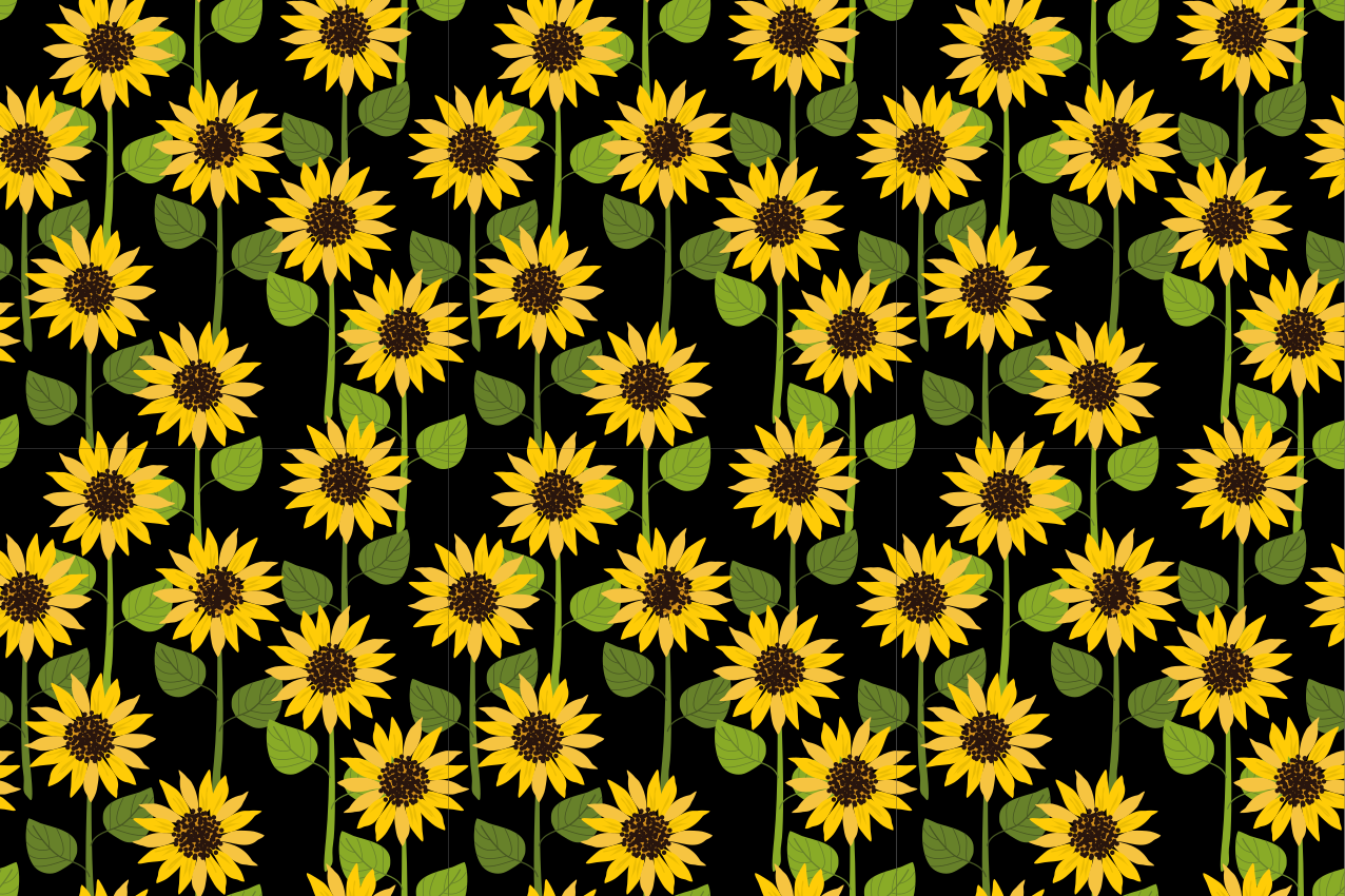 Set de table original motif tournesol - TenStickers