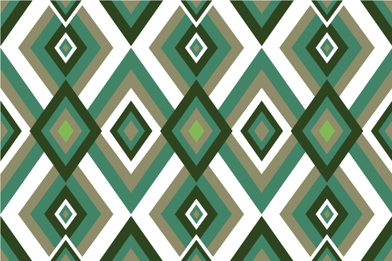 Set de table moderne agencement géométrique - TenStickers