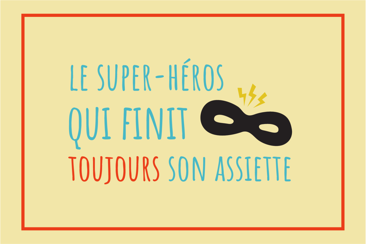 Set de table enfant inspiration super-héros - TenStickers