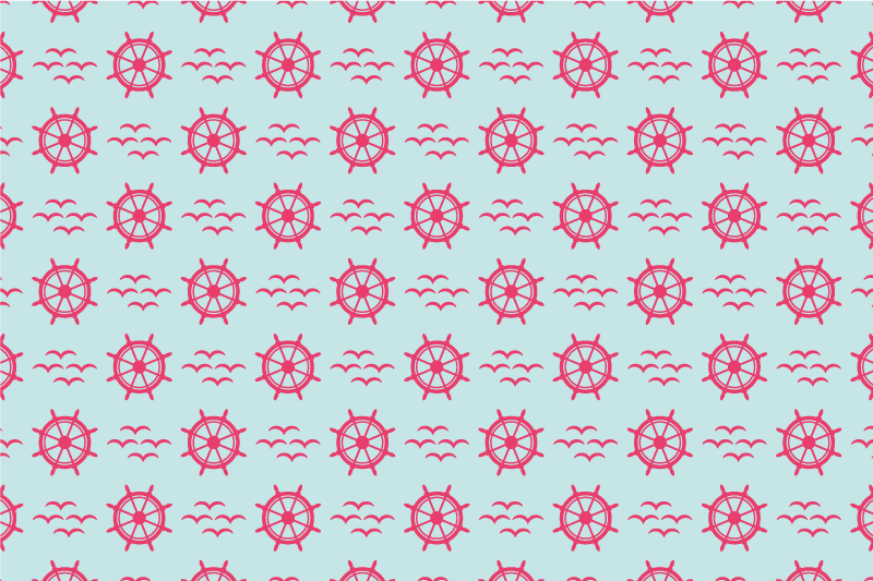 Set de table original roue de bateau nautique - TenStickers