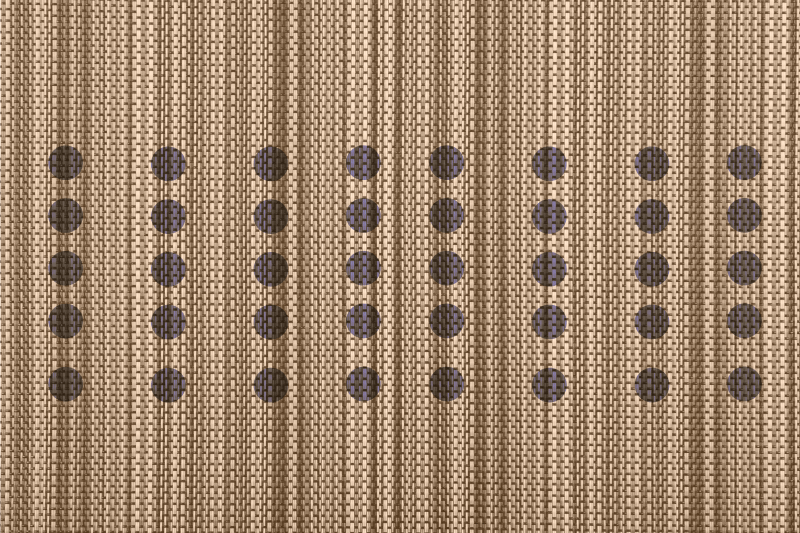 Set de table surface brune élégante - TenStickers