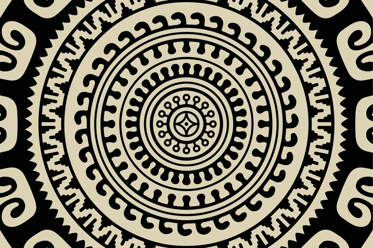 Set de table formes circulaires à motifs - TenStickers