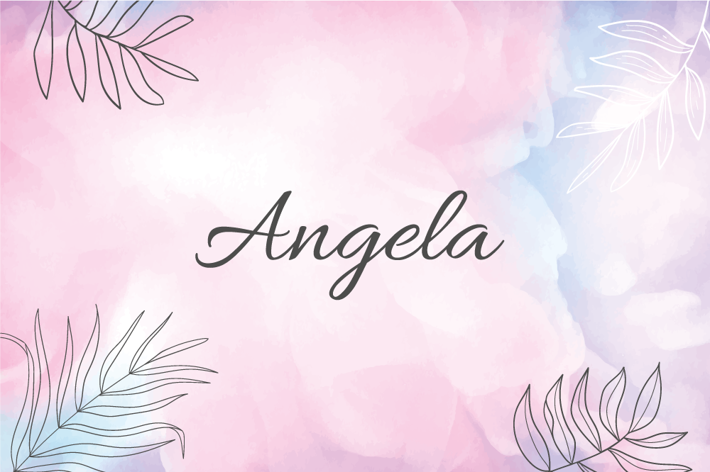 Set de table avec prénom plat floral élégant - TenStickers