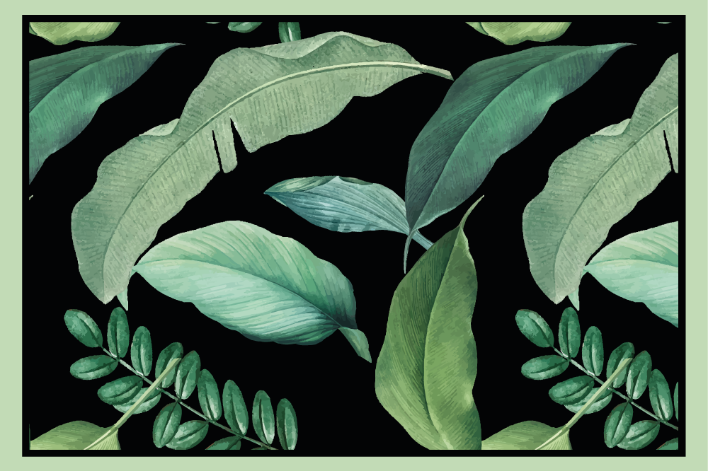 Set de table motif feuillage - TenStickers