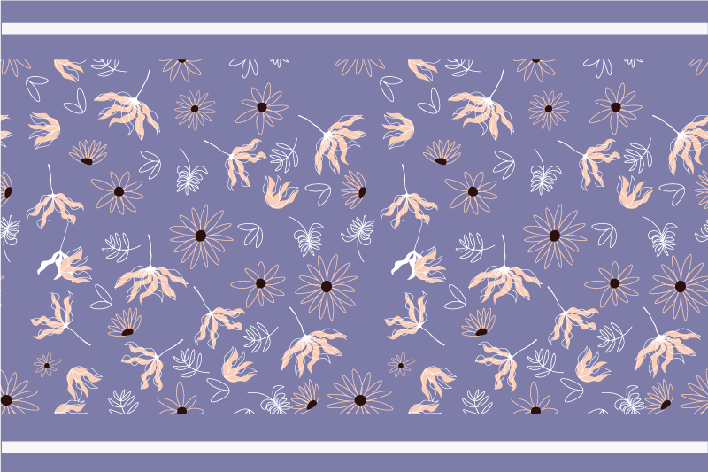 Set de table à motifs floraux - TenStickers