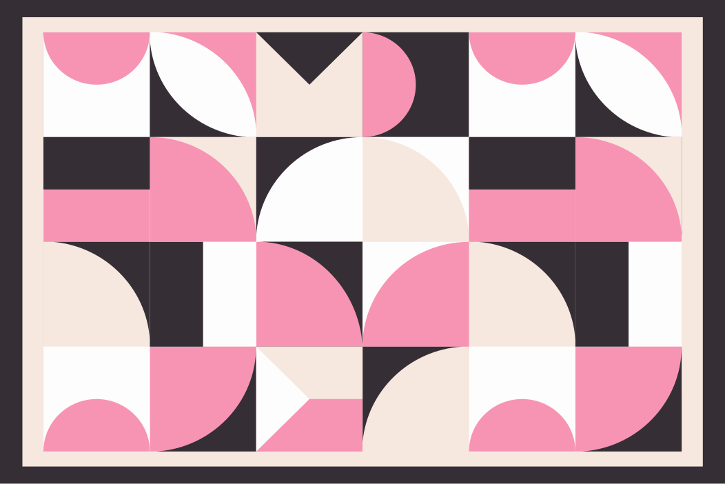 Set de table moderne à motifs géométriques - TenStickers