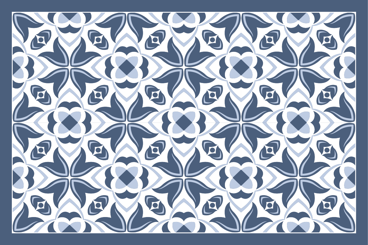 Set de table motif botanique sophistiqué - TenStickers