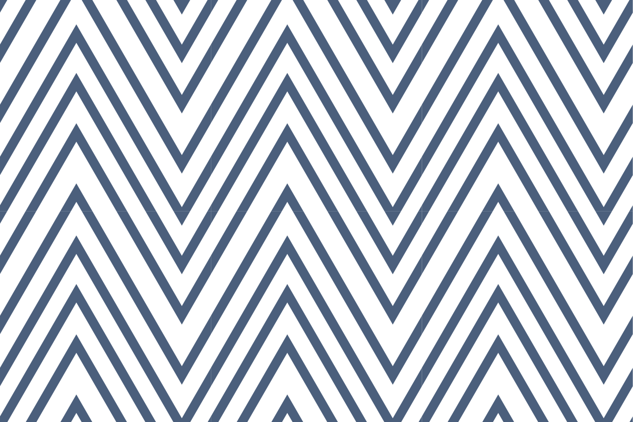 Set de table moderne motif chevron élégant - TenStickers