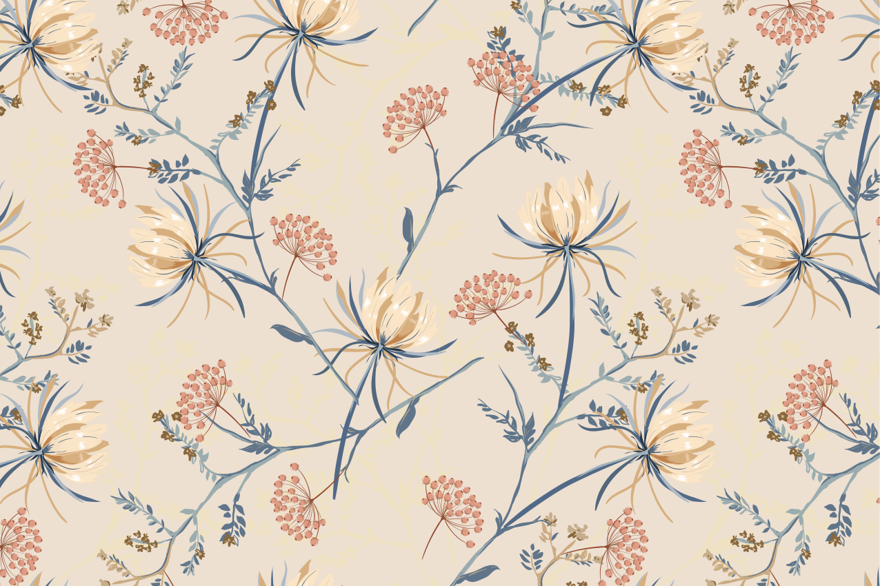 Set de table design elegant "rangée du paradis" - TenStickers