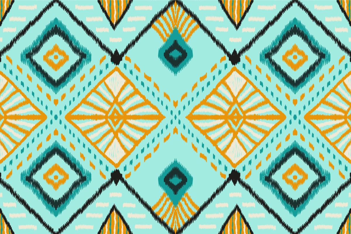 Set de table motif géométrique abstrait - TenStickers