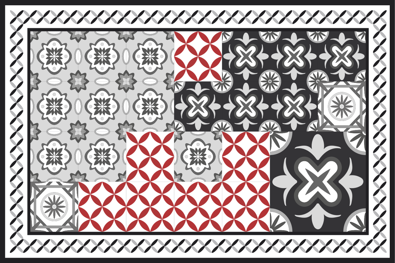 Set de table surface texturée sophistiquée - TenStickers