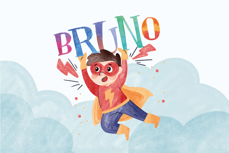 Set de table design enfant Aquarelle super enfant - TenStickers