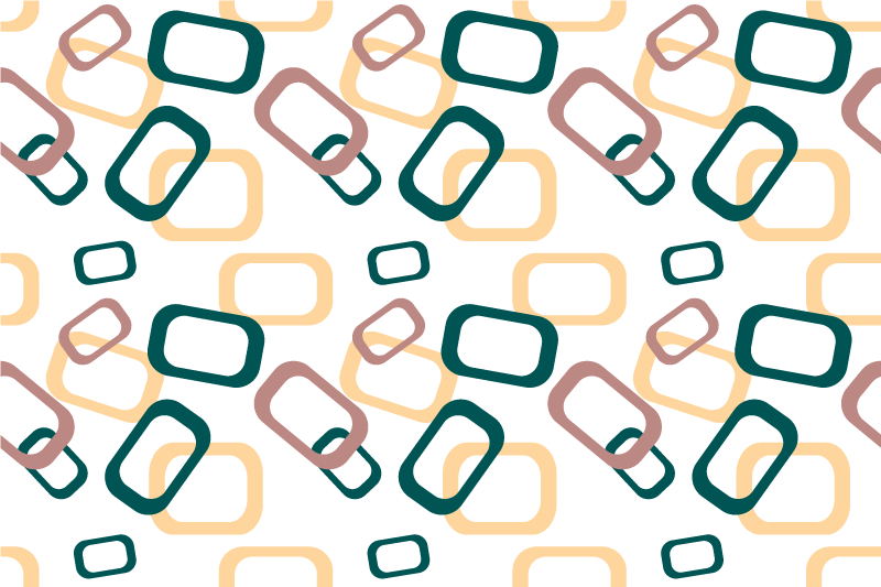 Set de table original Formes irrégulières abstraites - TenStickers