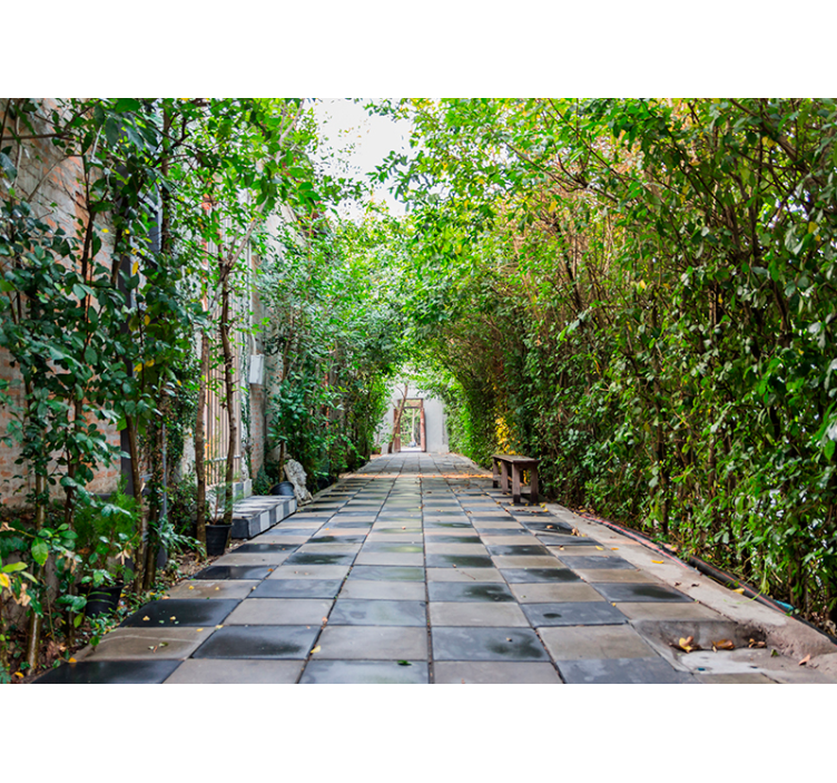 Papier peint 3d jardin d'automne - TenStickers