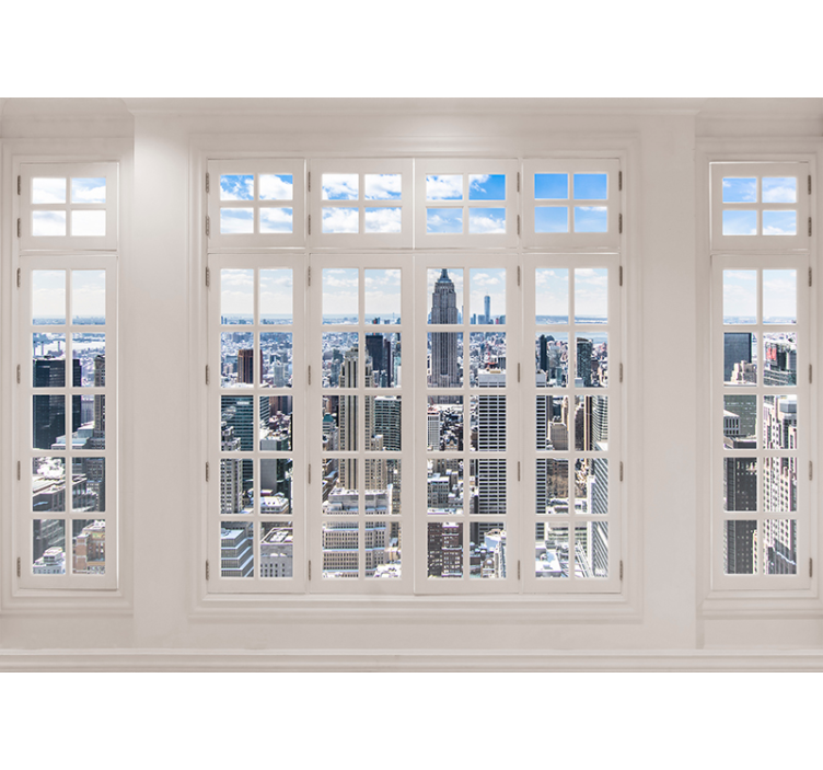 Papier peint 3d New York city skyline - TenStickers