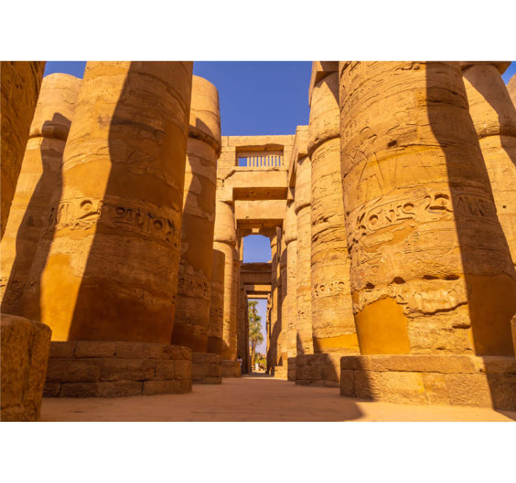 Tapisserie ville colonnes de temples historiques - TenStickers