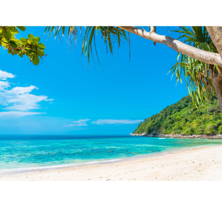 Papier peint mural mer Sites de la mer des caraïbes - TenStickers