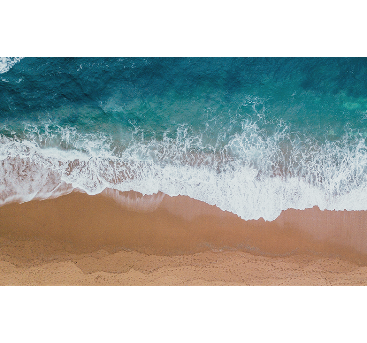 Tapisserie mer motifs vagues marines - TenStickers